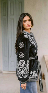 Verona Black & White Jacket