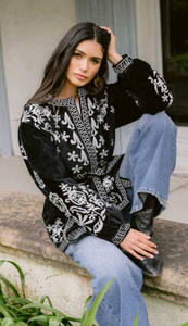 Verona Black & White Jacket