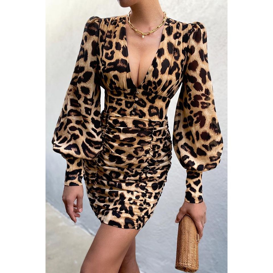 Animal Mini Dress