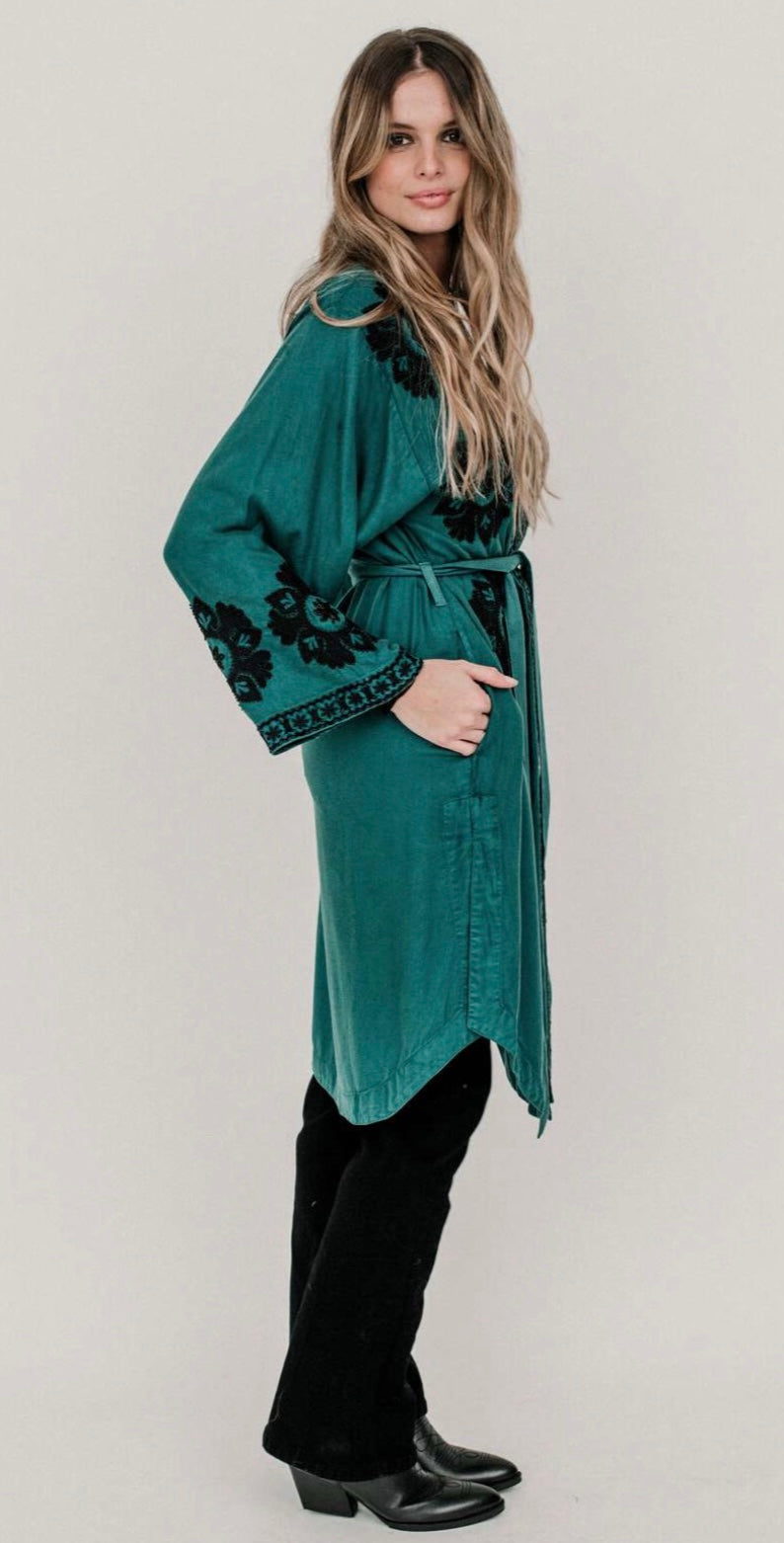 Roma kimono Green