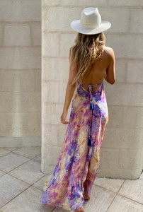 Desert Breeze Maxi Silk Ibiza Dress