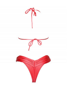 Fleur Bikini Red