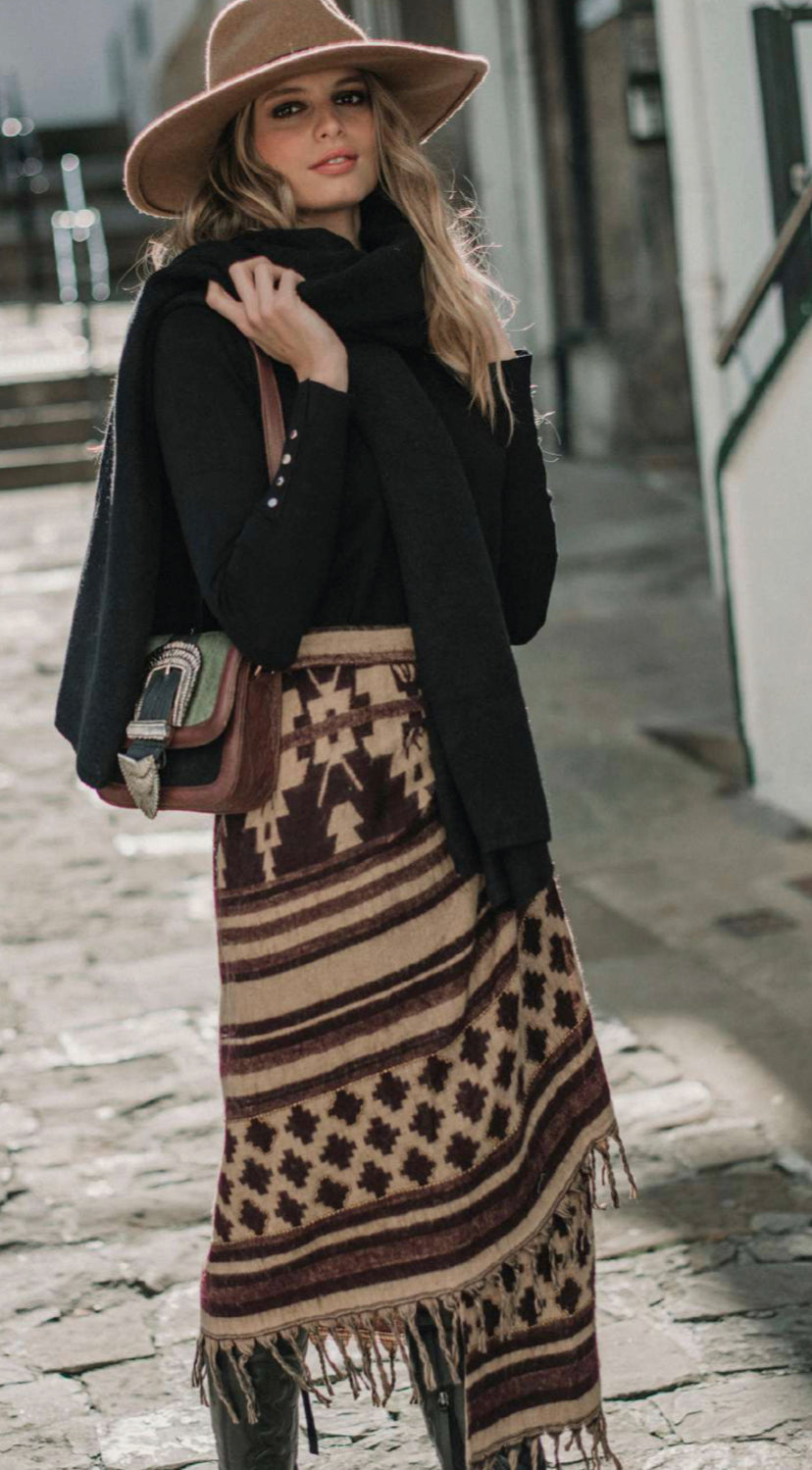 Gaucho skirt