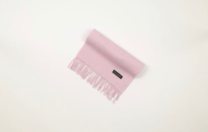 Dusty Pink Cashmere Scarf