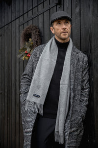 Dark Grey Cashmere Scarf