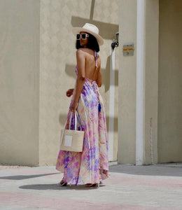 Desert Breeze Maxi Silk Ibiza Dress