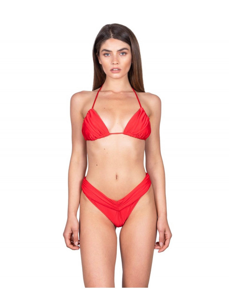 Fleur Bikini Red