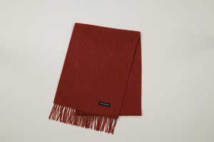 Golden Red Cashmere Scarf