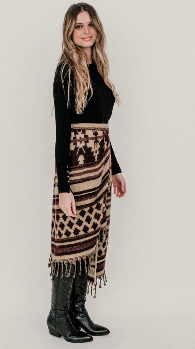 Gaucho skirt