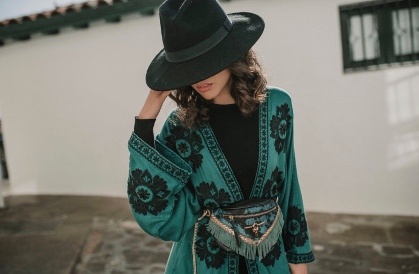 Roma kimono Green