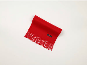 Raspberry Red Cashmere Scarf