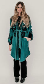 Load image into Gallery viewer, Roma kimono Green
