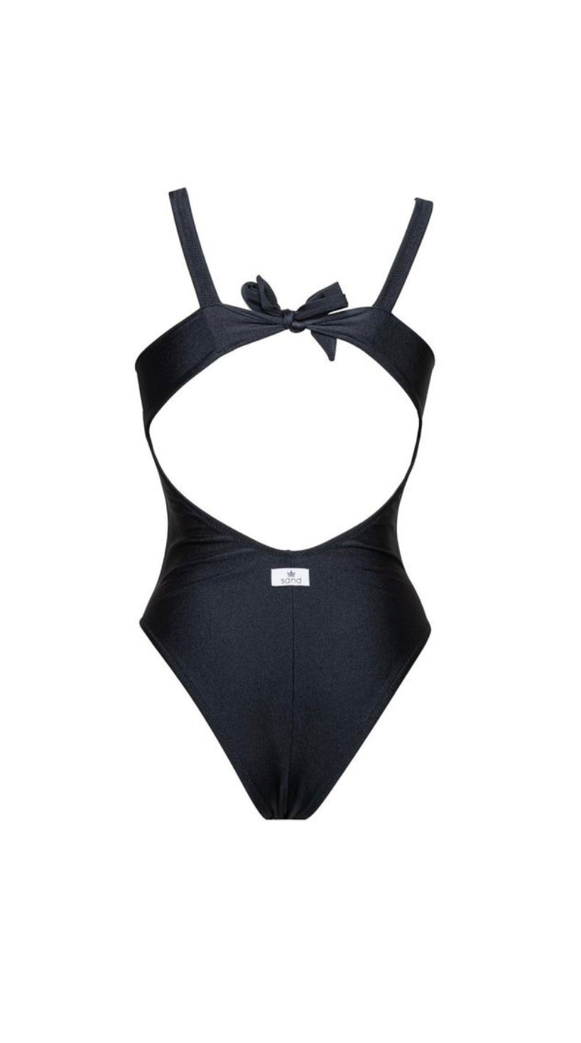 Crystal Black One piece Swimsuit