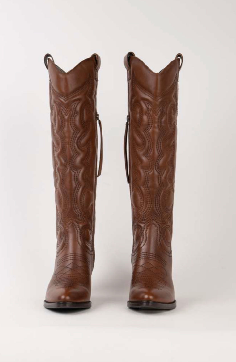 Tan Leather Boots