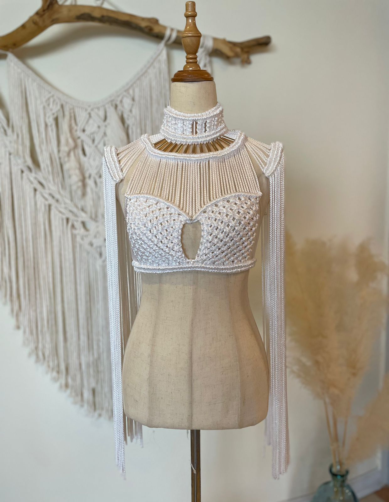 Luxurious Macrame Top