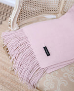 Load image into Gallery viewer, Blushing Pink Oversized Cashmere Shawl
