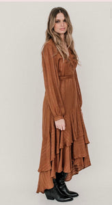 Bella Dress Brown