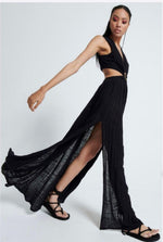 Load image into Gallery viewer, LONG SLEEVELESS GAUZE RING DRESS
