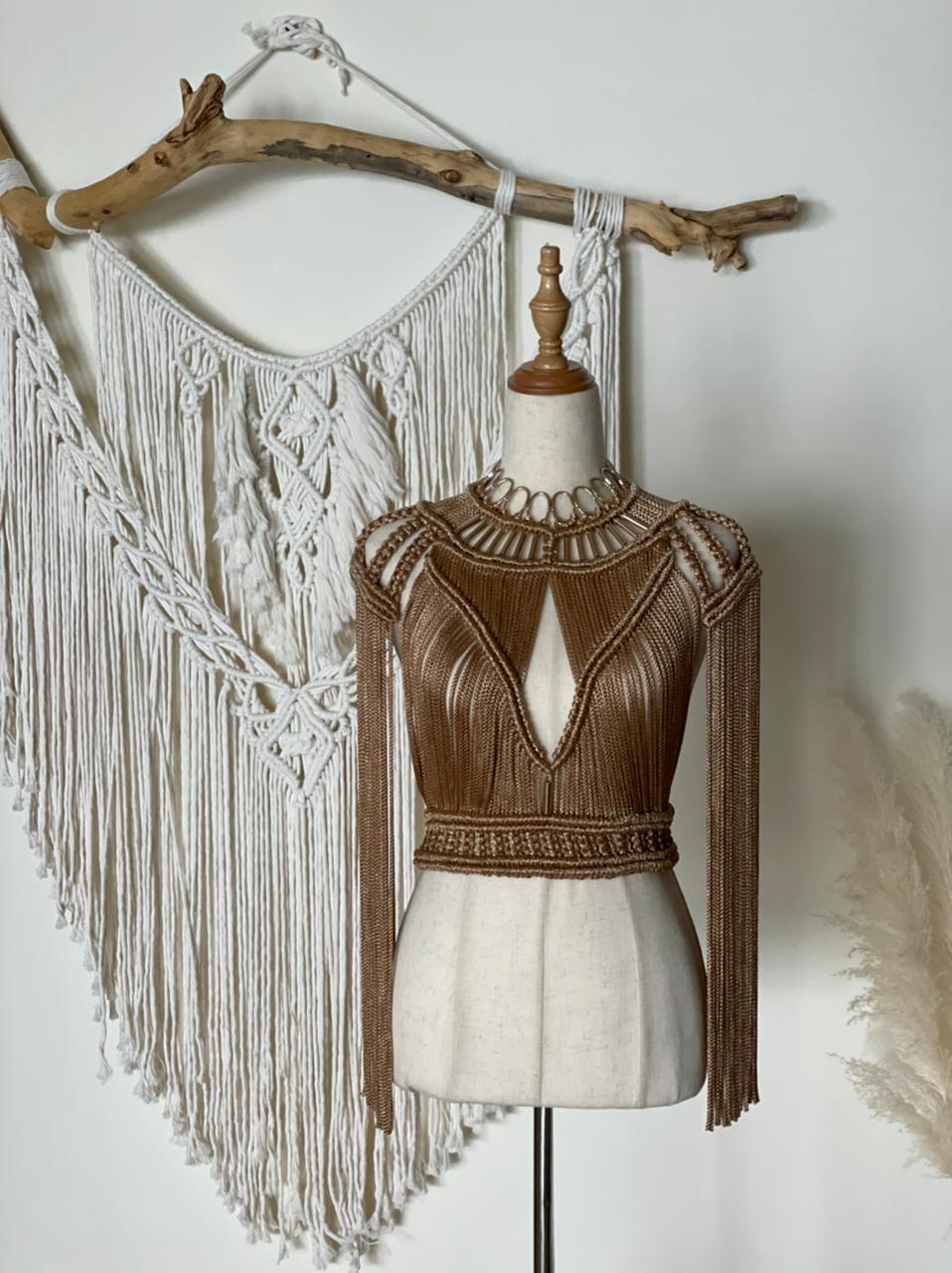 Luxurious Macrame Top